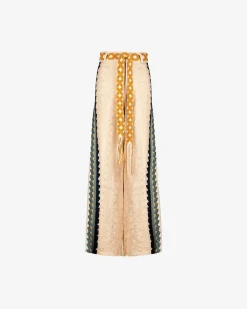 Pantalons>Mes Demoiselles Paris Pantalon Zina Beige