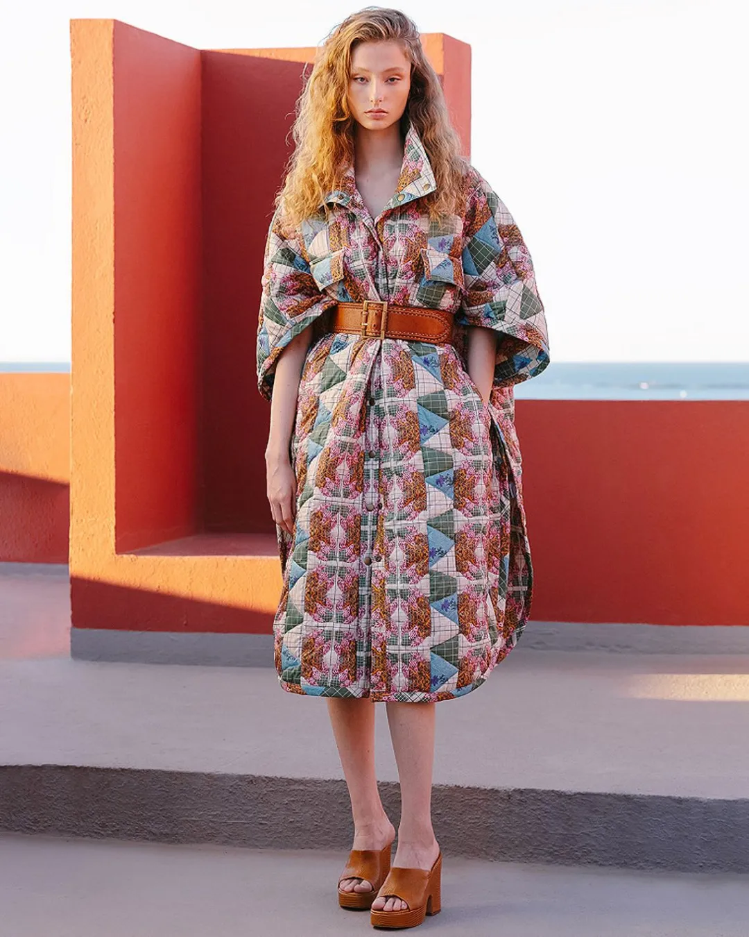 Kimonos & Ponchos>Mes Demoiselles Paris Poncho Fona Multicolore
