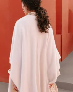 Kimonos & Ponchos>Mes Demoiselles Paris Poncho Ringo Blanc