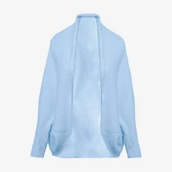 Kimonos & Ponchos>Mes Demoiselles Paris Poncho Rora Bleu Ciel
