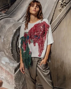 Pulls & Gilets>Mes Demoiselles Paris Pull Abril Ivoire