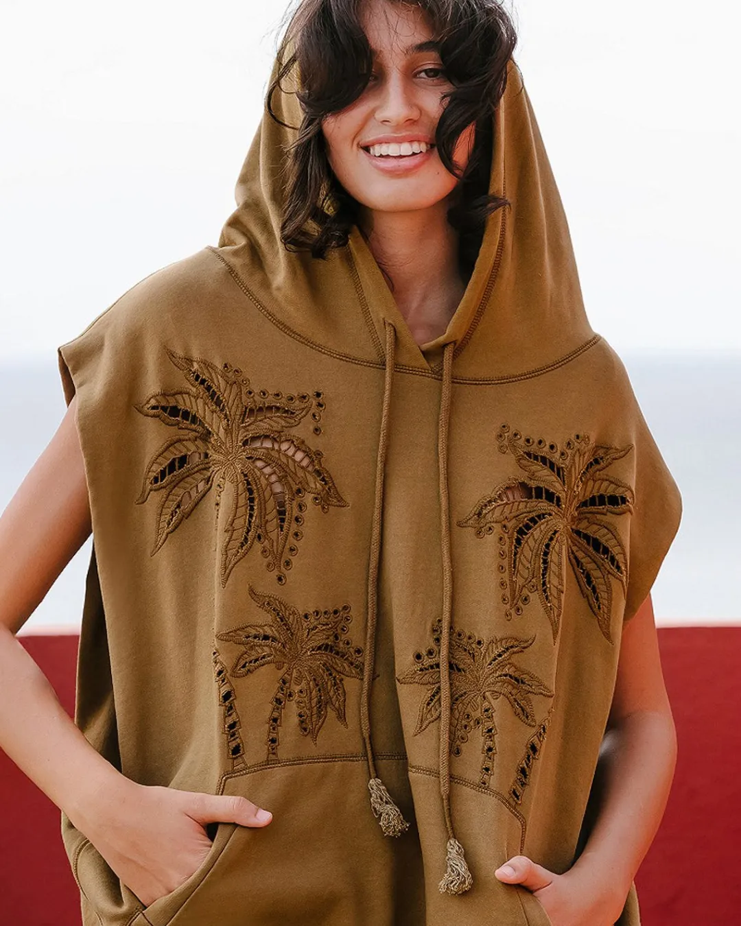 Pulls & Gilets>Mes Demoiselles Paris Pull Duner Olive