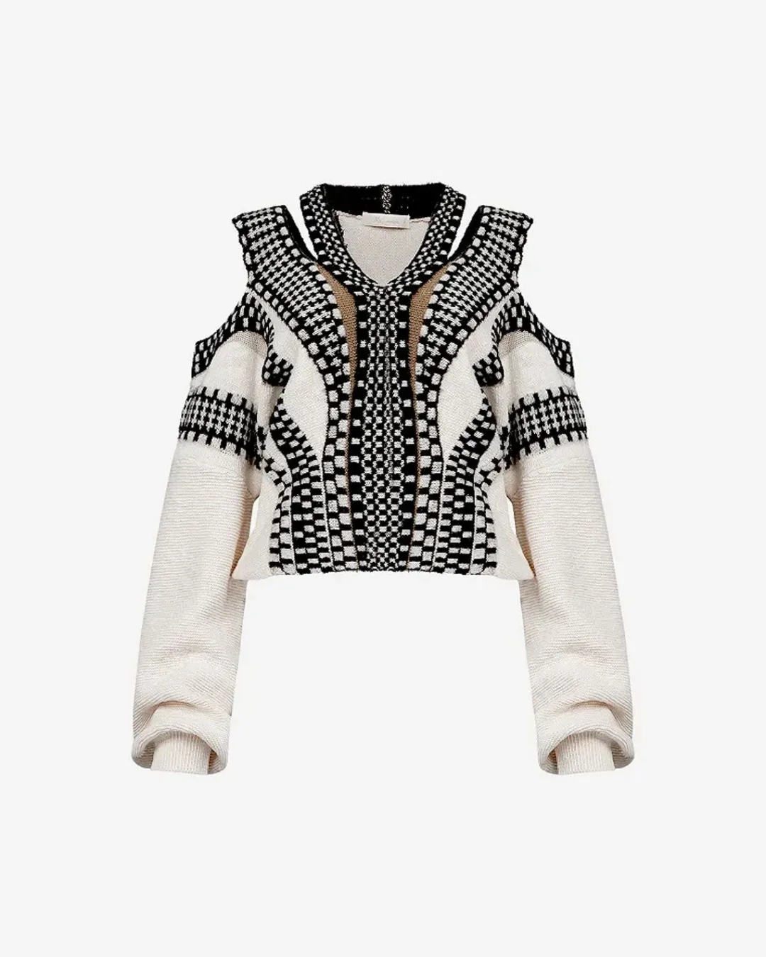 Pulls & Gilets>Mes Demoiselles Paris Pull Misaki Ivoire