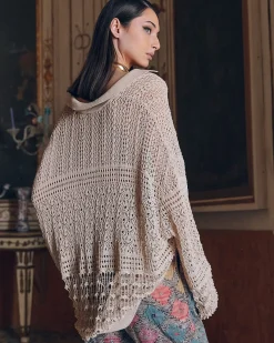 Pulls & Gilets>Mes Demoiselles Paris Pull Rapha Beige