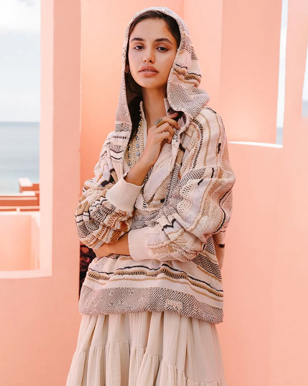 Pulls & Gilets>Mes Demoiselles Paris Pull Waki Ecru