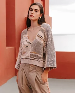 Pulls & Gilets>Mes Demoiselles Paris Pull Wayu Ecru