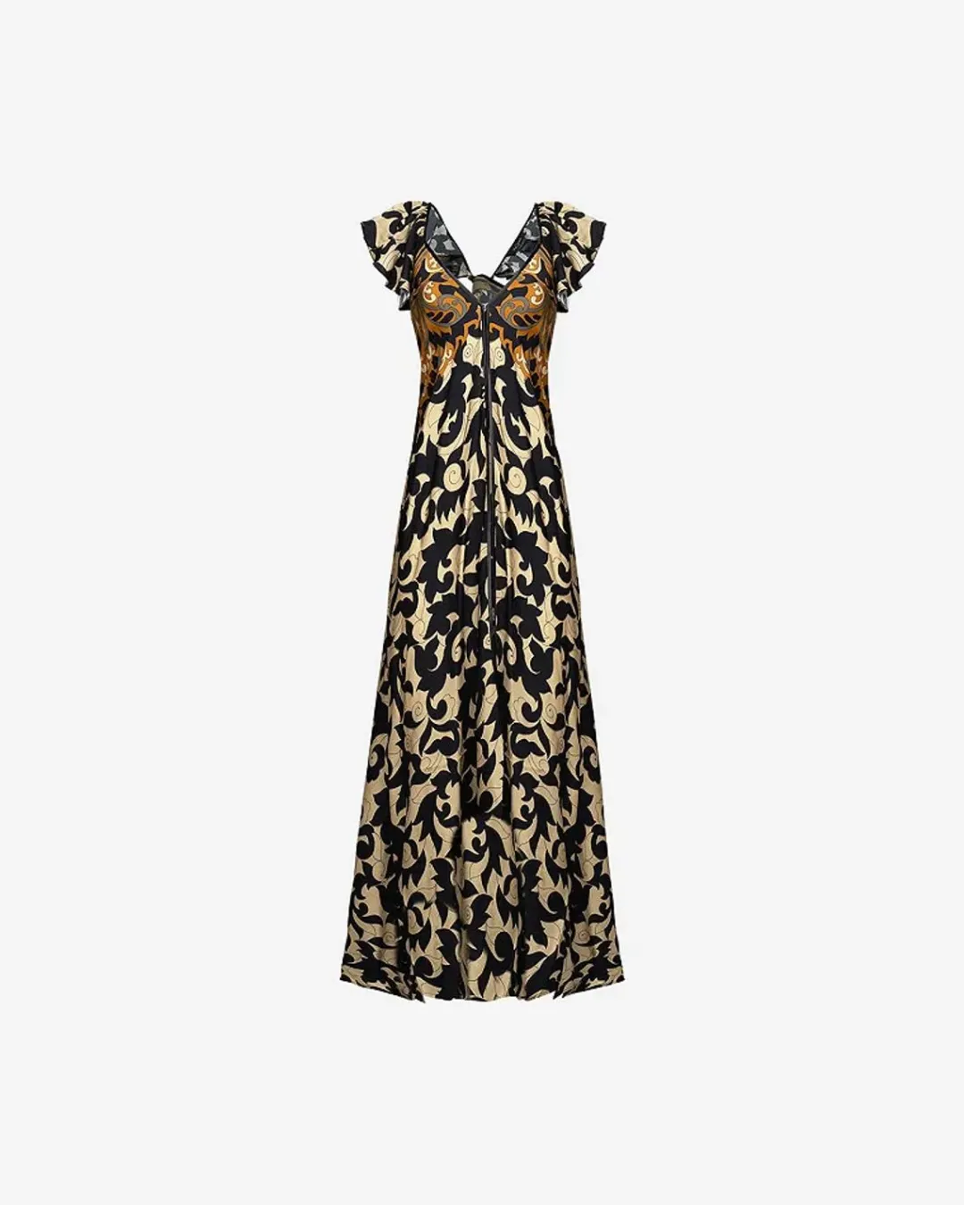 Robes & Jupes>Mes Demoiselles Paris Robe Abia Imprime Noir
