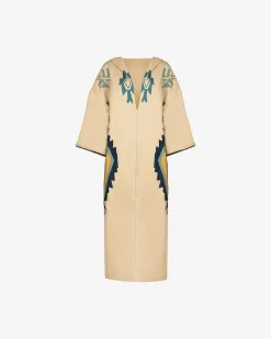 Robes & Jupes>Mes Demoiselles Paris Robe Boa Beige