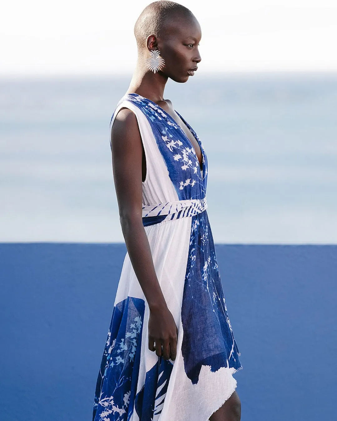 Robes & Jupes>Mes Demoiselles Paris Robe Caspienne Bleu
