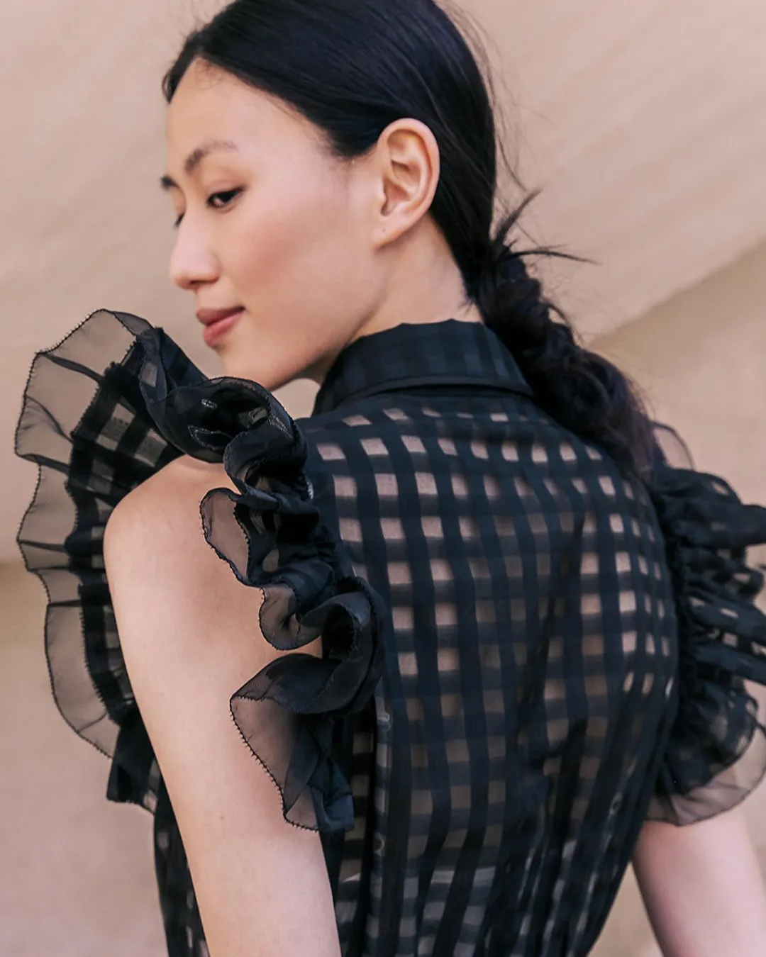 Robes & Jupes>Mes Demoiselles Paris Robe Cesday Noir / Ecru