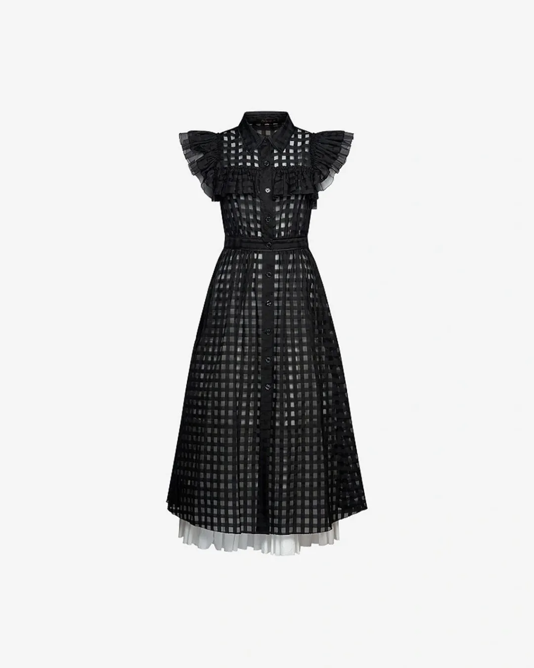 Robes & Jupes>Mes Demoiselles Paris Robe Cesday Noir / Ecru