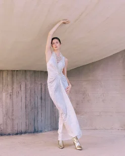 Robes & Jupes>Mes Demoiselles Paris Robe Dalila Ivoire