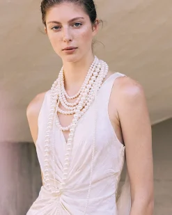 Robes & Jupes>Mes Demoiselles Paris Robe Dalila Ivoire