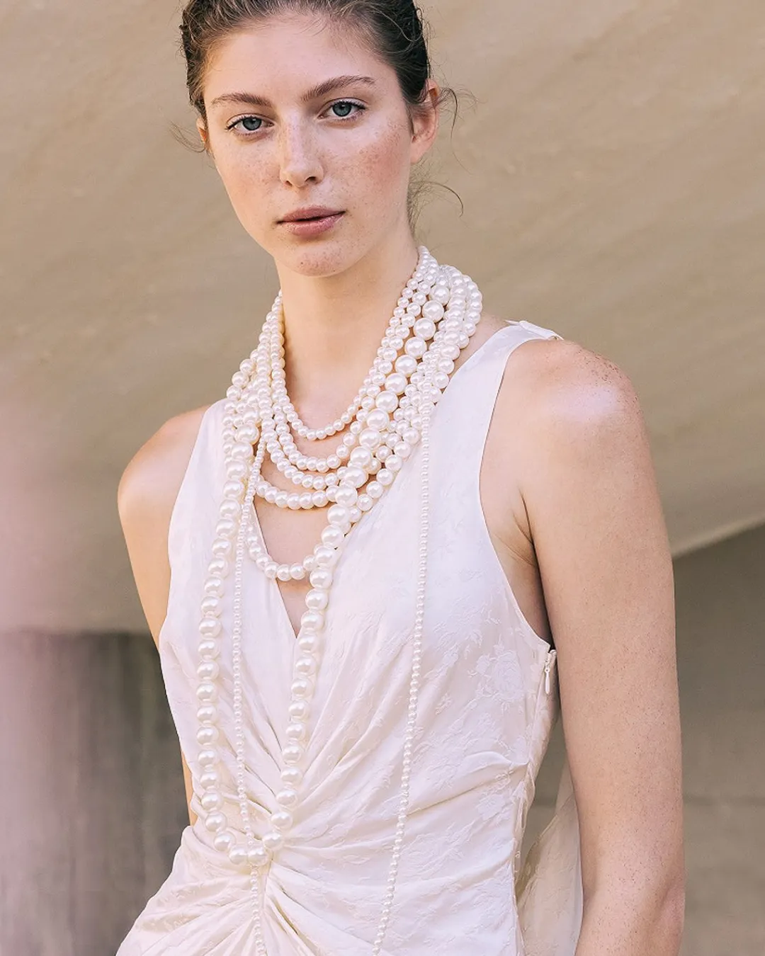 Robes & Jupes>Mes Demoiselles Paris Robe Dalila Ivoire