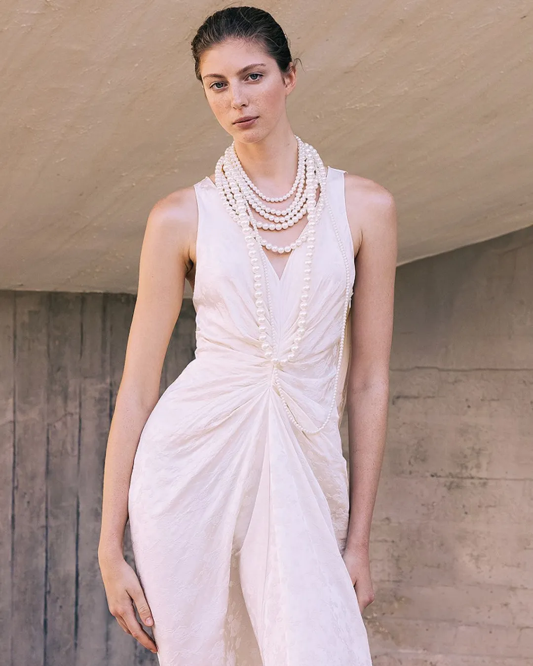 Robes & Jupes>Mes Demoiselles Paris Robe Dalila Ivoire