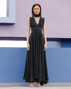 Robes & Jupes>Mes Demoiselles Paris Robe Galla Noir