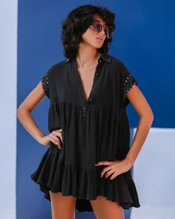 Robes & Jupes>Mes Demoiselles Paris Robe Gamine Noir