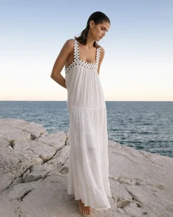 Robes & Jupes>Mes Demoiselles Paris Robe Gigi Blanc Casse