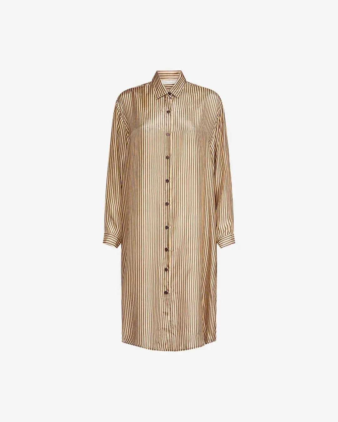 Robes & Jupes>Mes Demoiselles Paris Robe Hiva Caramel / Ecru