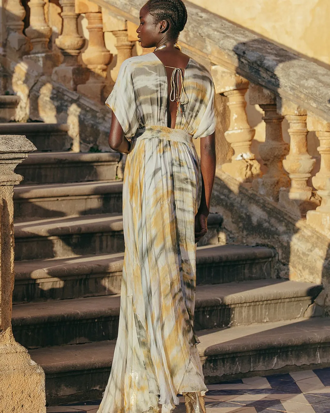 Robes & Jupes>Mes Demoiselles Paris Robe Ines Kaki / Ocre