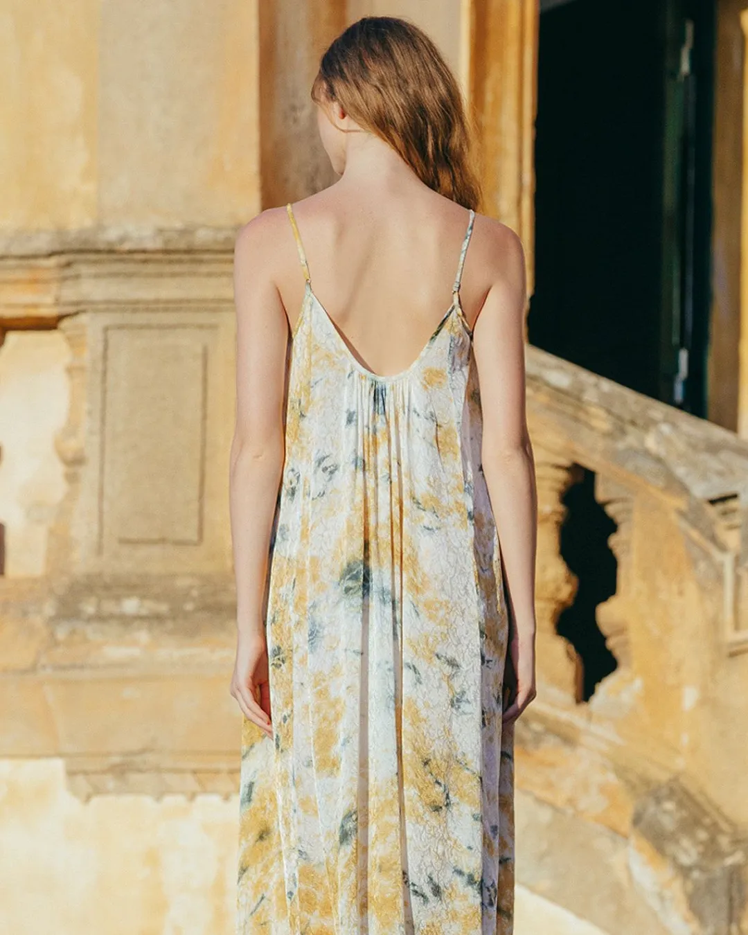 Robes & Jupes>Mes Demoiselles Paris Robe Ivol Kaki / Ocre