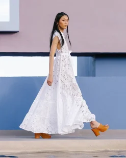 Robes & Jupes>Mes Demoiselles Paris Robe Lacroix Blanc