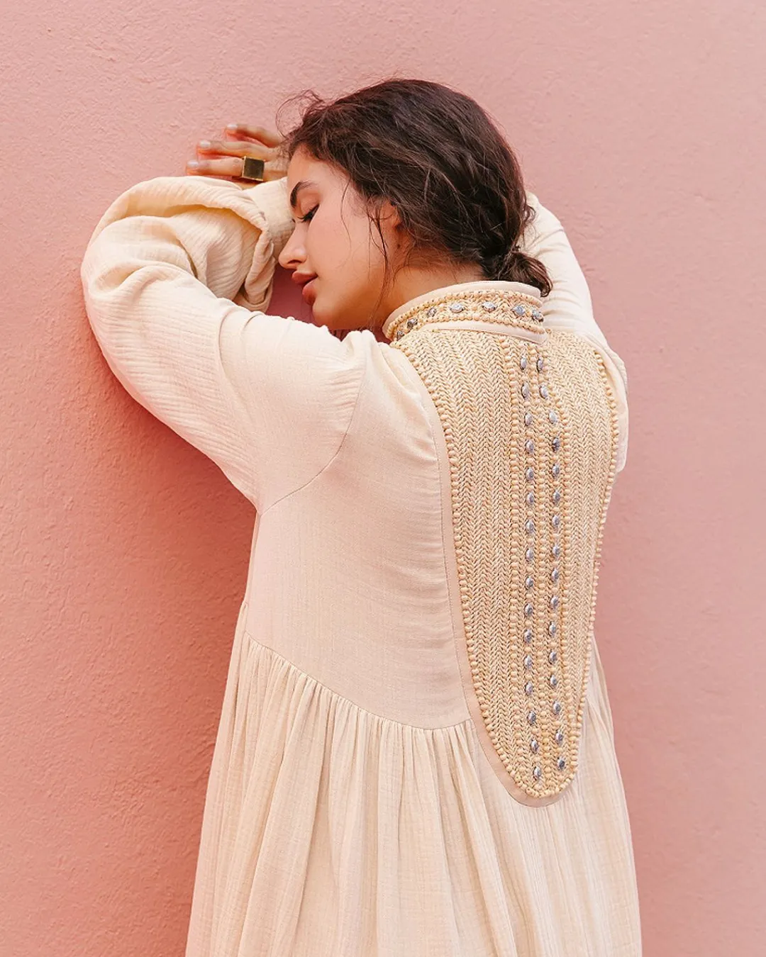 Robes & Jupes>Mes Demoiselles Paris Robe Noma Naturel