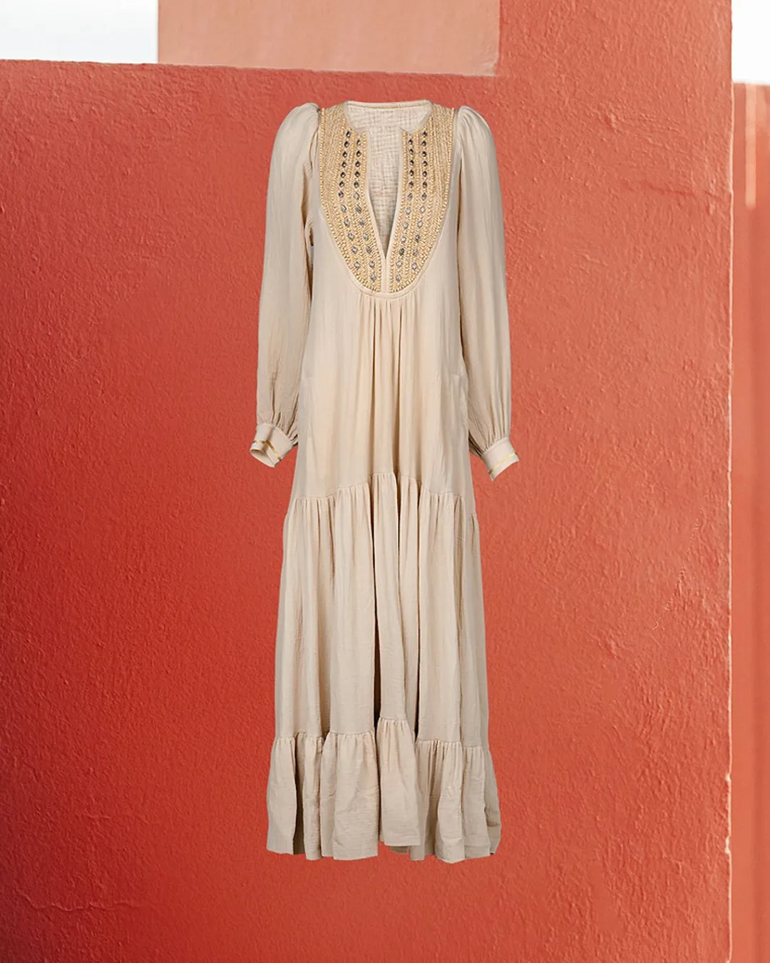 Robes & Jupes>Mes Demoiselles Paris Robe Nys Naturel