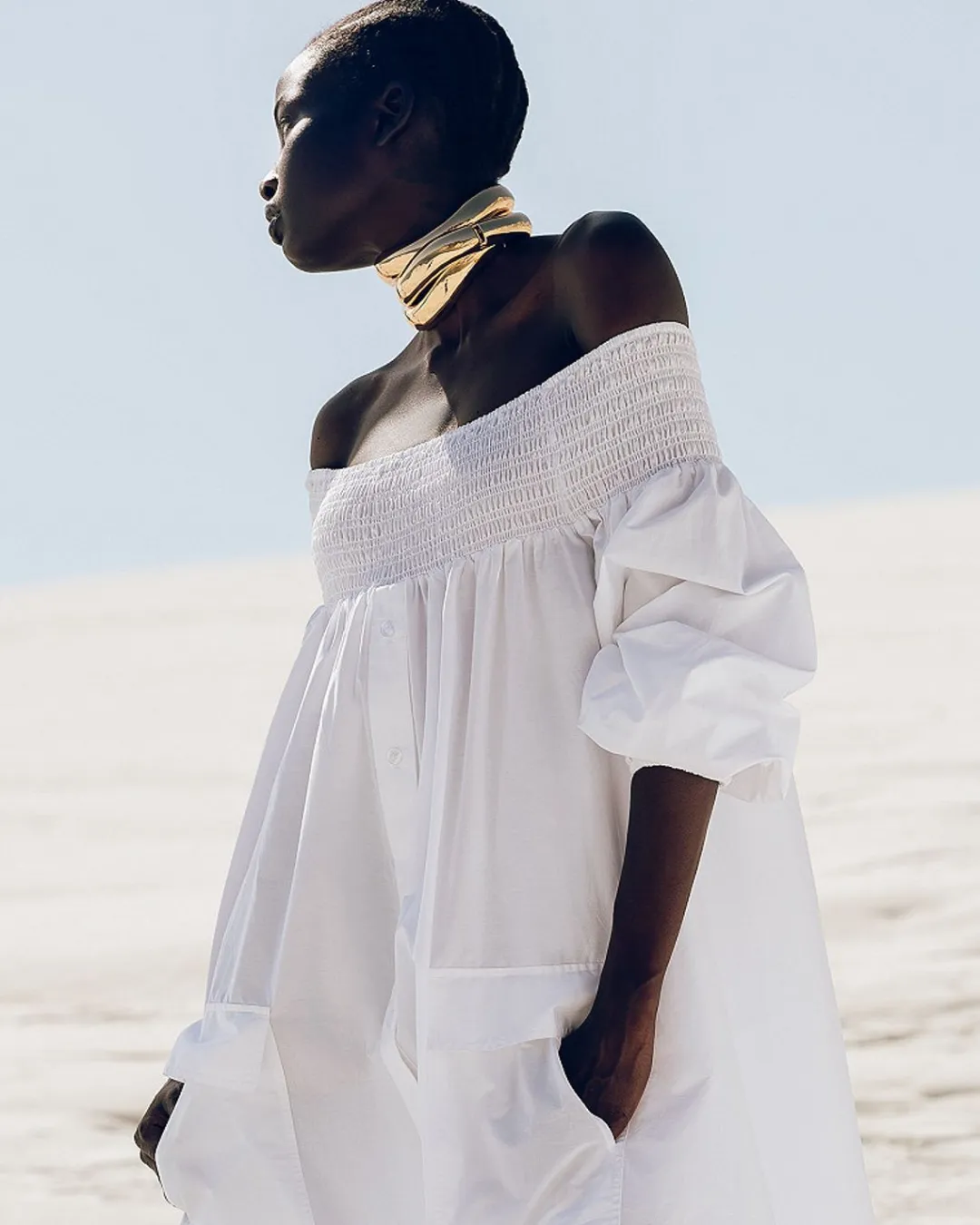 Robes & Jupes>Mes Demoiselles Paris Robe Parimar Blanc