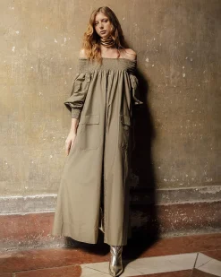 Robes & Jupes>Mes Demoiselles Paris Robe Parimar Kaki