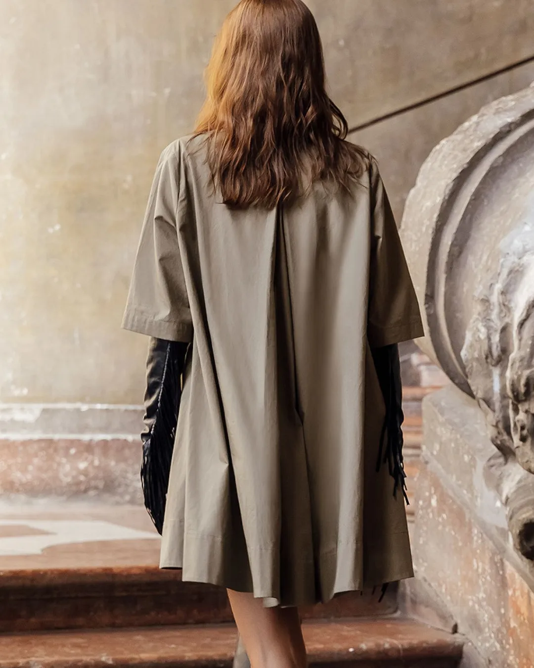 Robes & Jupes>Mes Demoiselles Paris Robe Perle Kaki