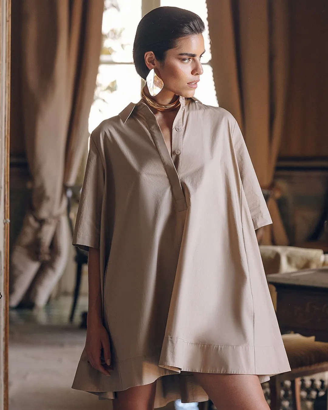 Robes & Jupes>Mes Demoiselles Paris Robe Perle Sable