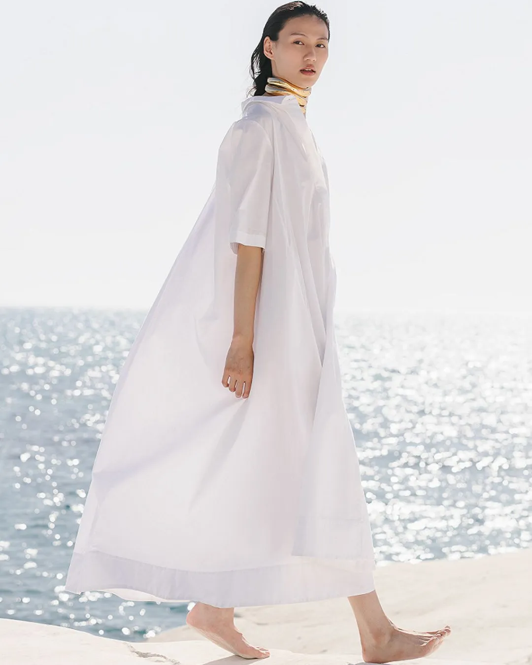 Robes & Jupes>Mes Demoiselles Paris Robe Pierre De Soleil Blanc