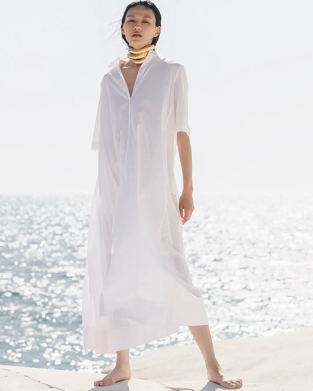 Robes & Jupes>Mes Demoiselles Paris Robe Pierre De Soleil Blanc