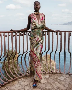 Robes & Jupes>Mes Demoiselles Paris Robe Reva Imprime Rose