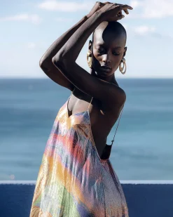 Robes & Jupes>Mes Demoiselles Paris Robe Rouna Imprime Multicolor
