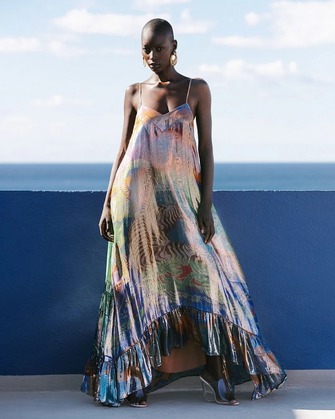 Robes & Jupes>Mes Demoiselles Paris Robe Rouna Imprime Multicolor