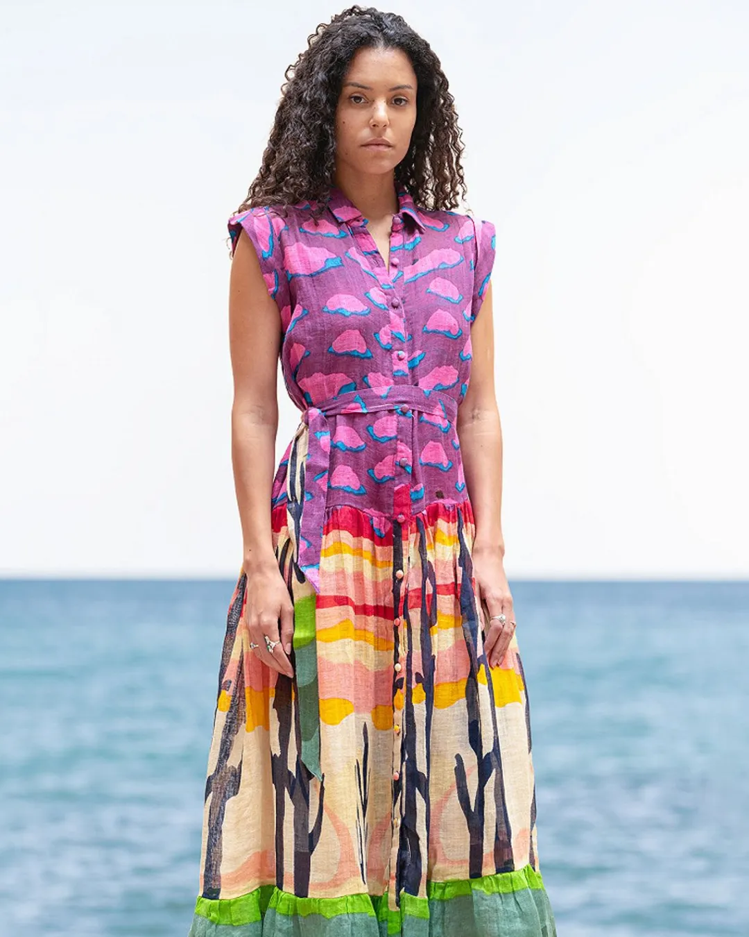 Robes & Jupes>Mes Demoiselles Paris Robe Sedona Multicolore