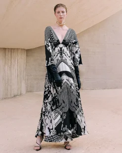 Robes & Jupes>Mes Demoiselles Paris Robe Wonda Noir / Blanc