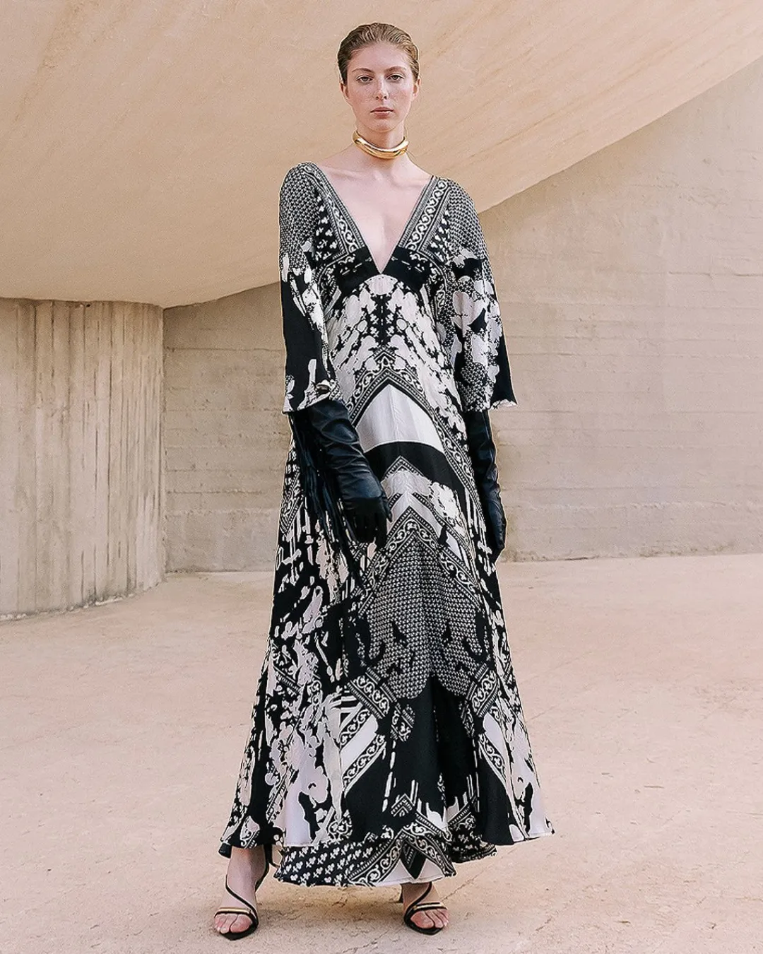 Robes & Jupes>Mes Demoiselles Paris Robe Wonda Noir / Blanc