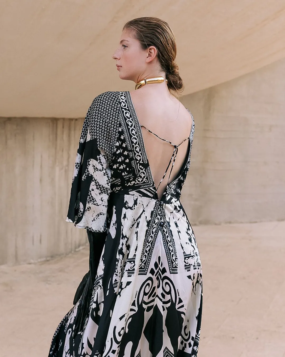 Robes & Jupes>Mes Demoiselles Paris Robe Wonda Noir / Blanc