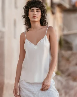 Chemises & Tops>Mes Demoiselles Paris Top Gola Or