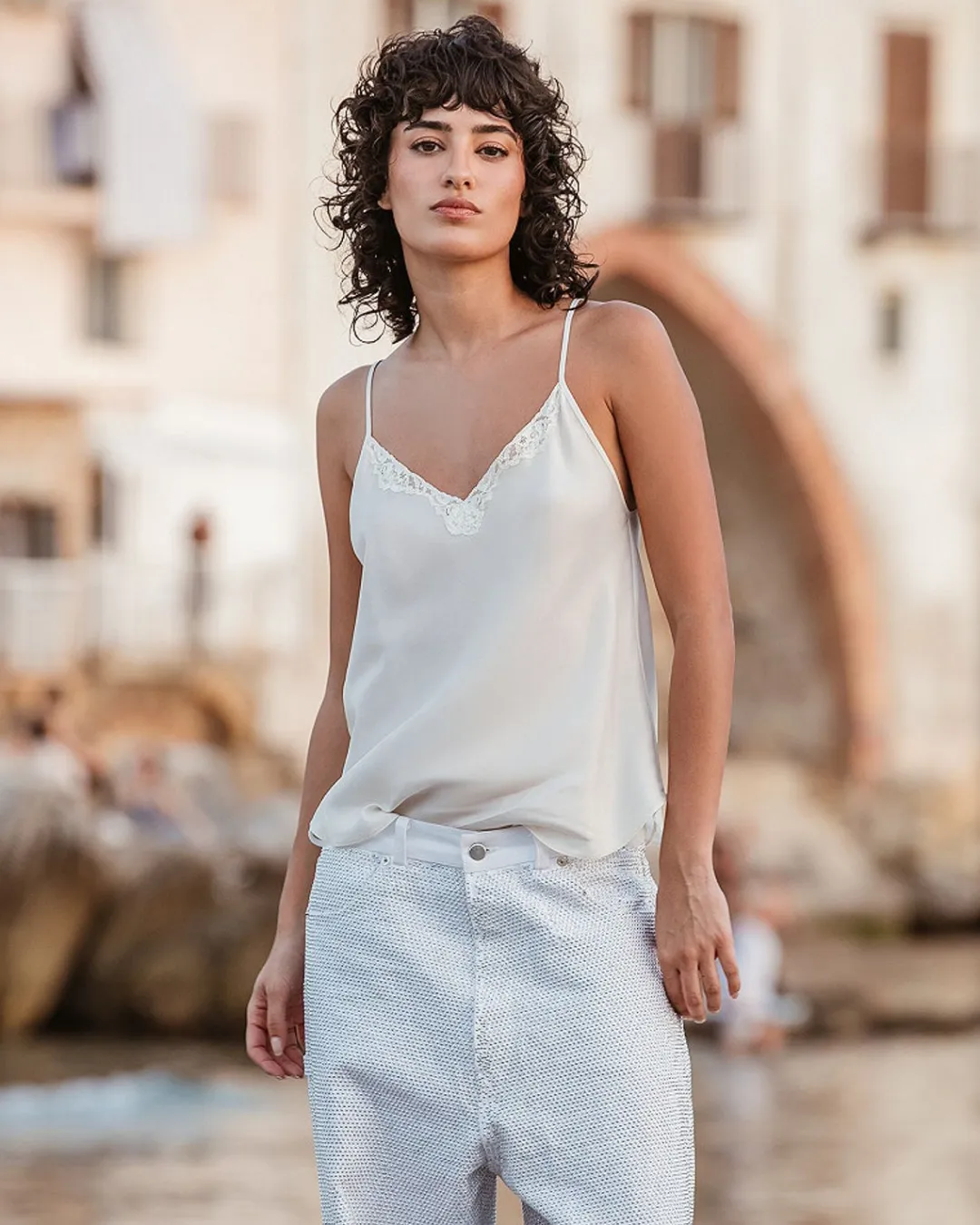 Chemises & Tops>Mes Demoiselles Paris Top Gola Or