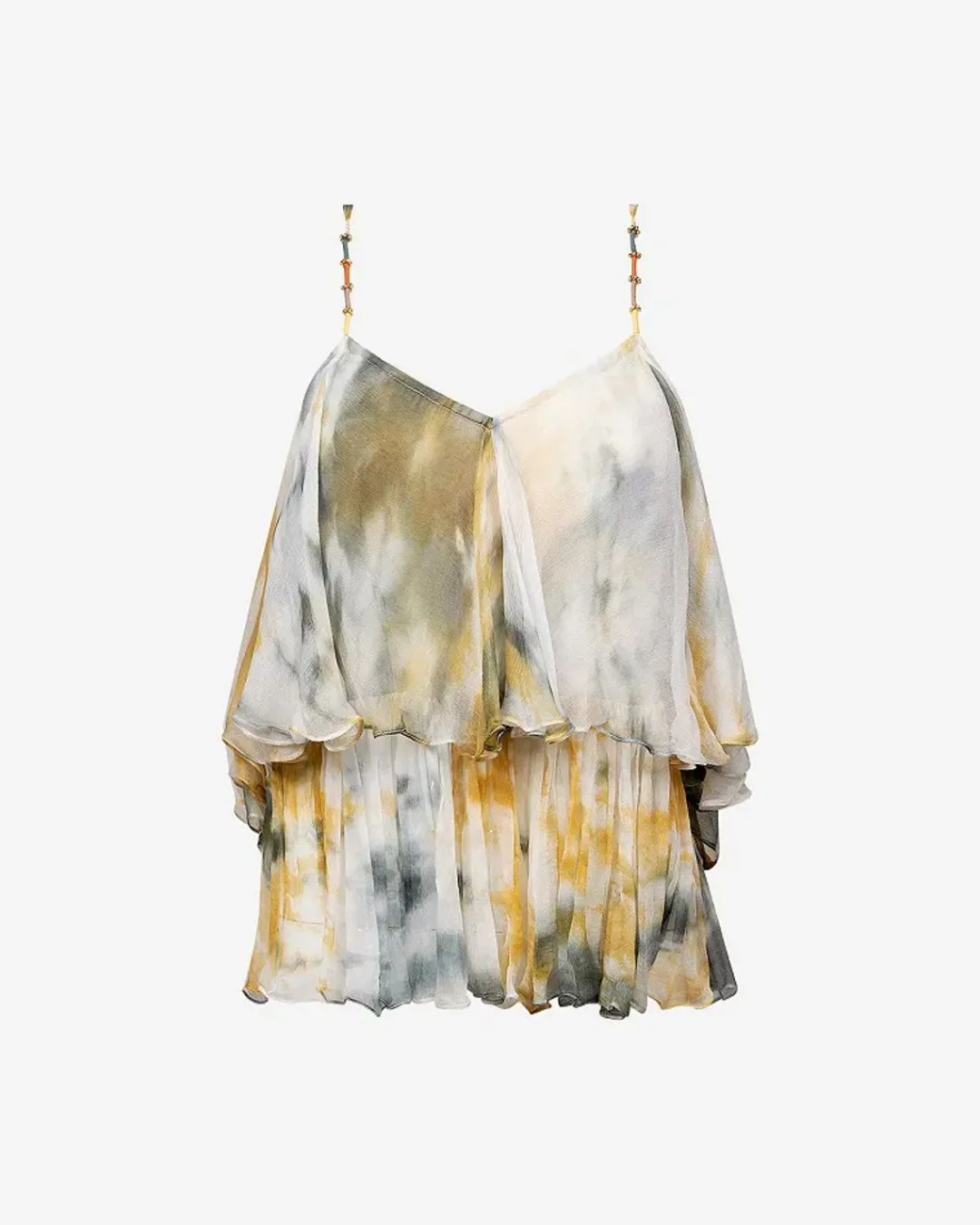 Chemises & Tops>Mes Demoiselles Paris Top Iphine Kaki / Ocre