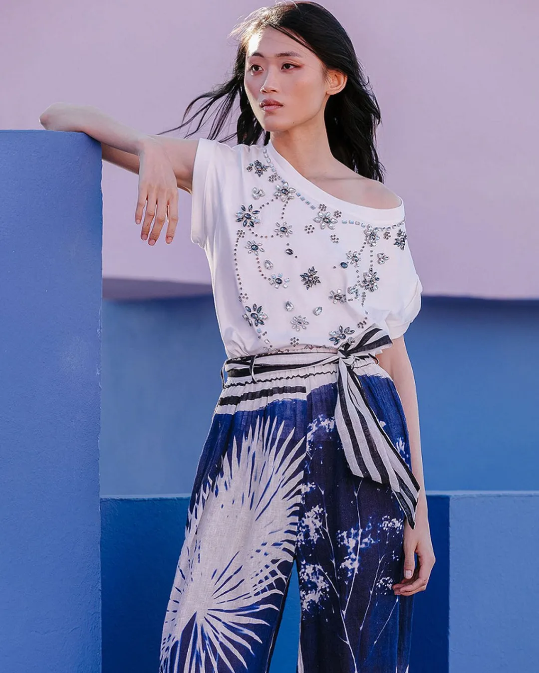 Chemises & Tops>Mes Demoiselles Paris Top Mani Blanc