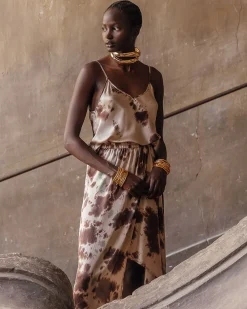 Chemises & Tops>Mes Demoiselles Paris Top Mizel Teinture A Nouer