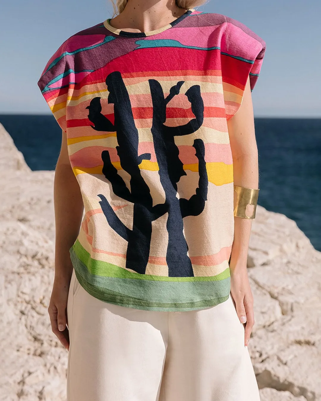 Chemises & Tops>Mes Demoiselles Paris Top Sodoc Multicolore