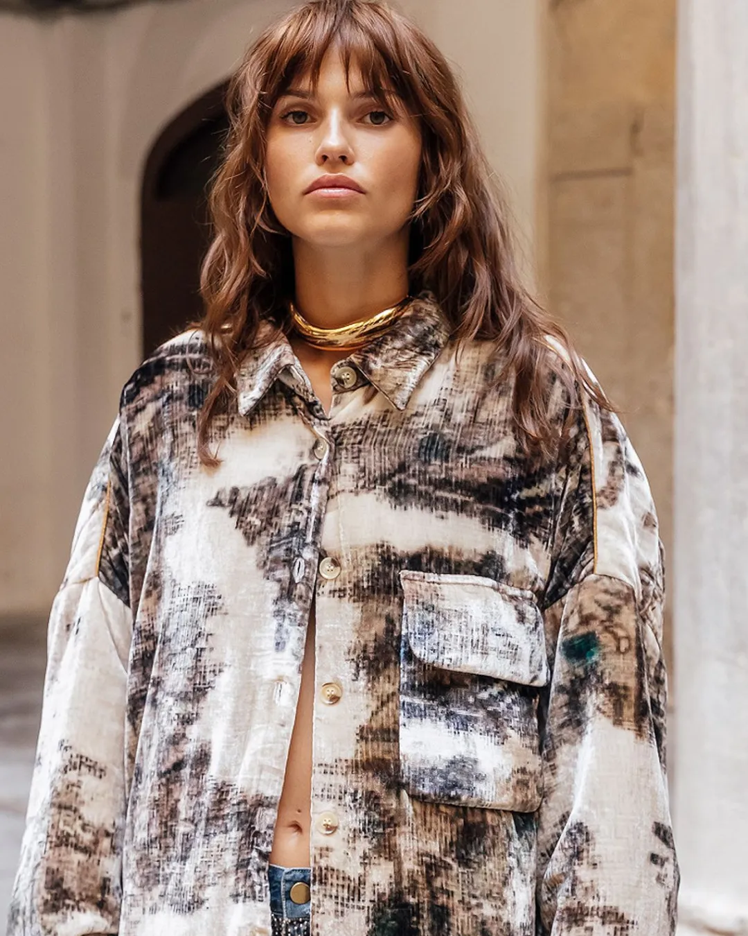 Manteaux & Vestes>Mes Demoiselles Paris Veste Acorbu Kaki