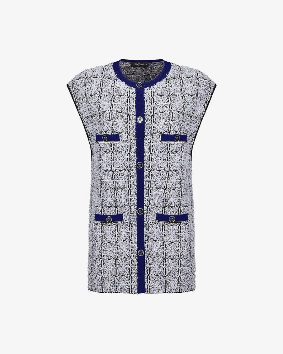 Manteaux & Vestes>Mes Demoiselles Paris Veste Cadi Navy / Ecru