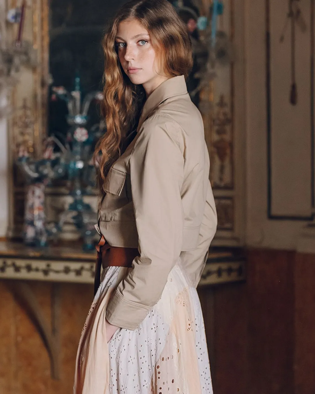 Manteaux & Vestes>Mes Demoiselles Paris Veste Pinell Sable